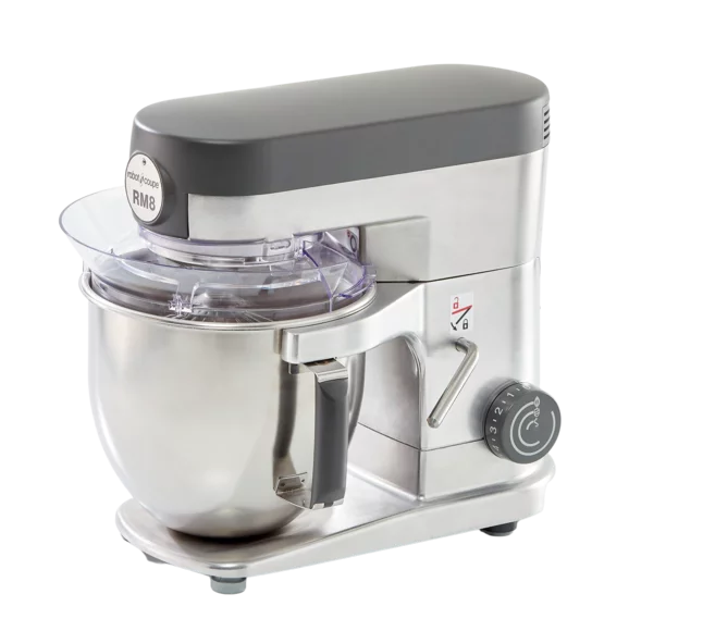 Robot-Coupe RM 8 Planetenrührmaschine 7,6 L mit 3 Edelstahl-Werkzeugen + GRATIS 1x Stabmixer Micromix