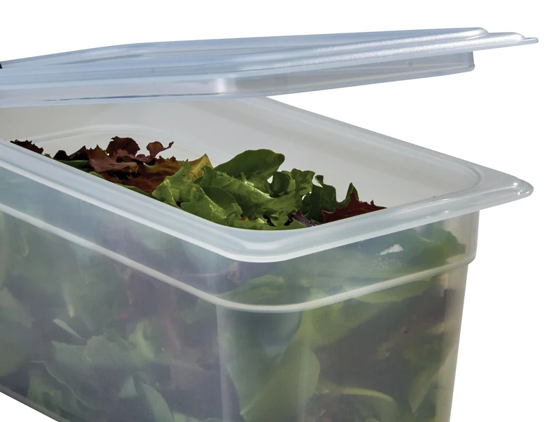 Cambro Lichtdurchlässiger, luftdichter Polypropylen Gastronorm Behälter Deckel GN1/4 - 40PPCWSC190
