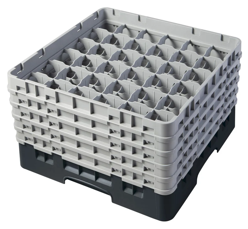 Cambro Camrack® 36-Fächer - Spülkorb mit 5 Extender 500 x 500 x 308 mm - 36S958110