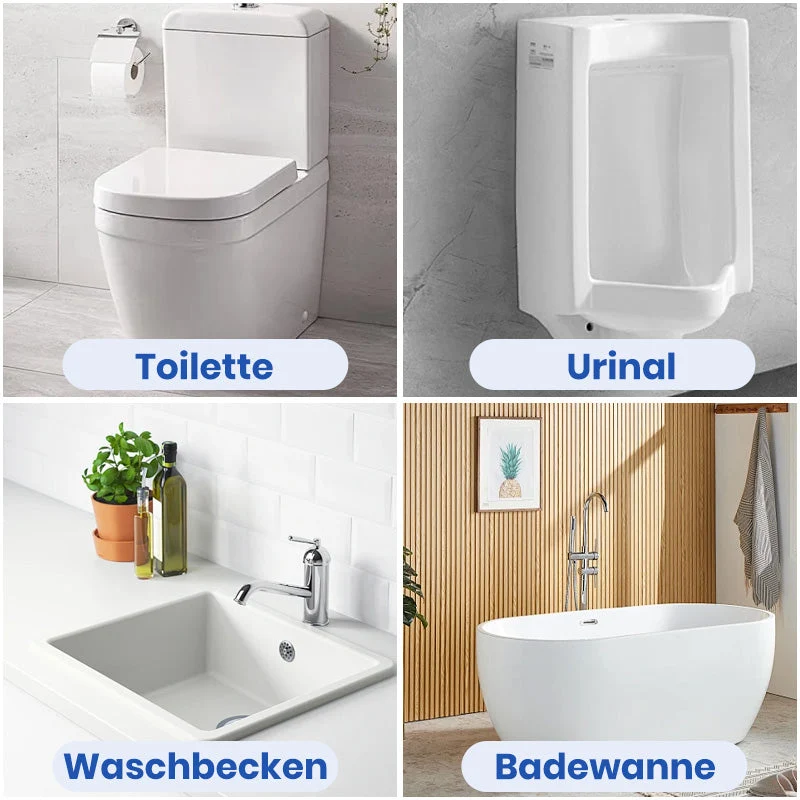 LuxuraClean Elektrische Toilettenborstelset | Efficiënte reiniging voor een sprankelend toilet