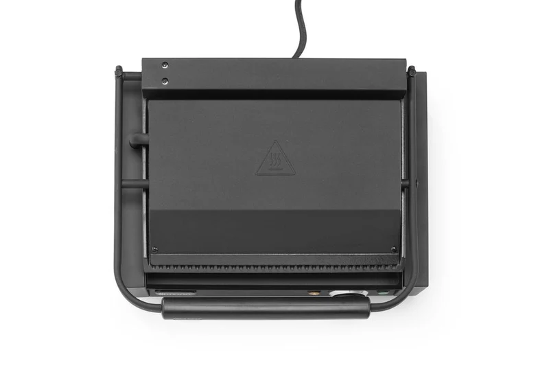 HENDI Kontaktgrill Panini – 220-240 V / 2200 W – Schwarz – 430 × 375 × H 216 mm