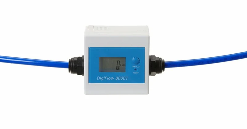 HENDI Elektronischer Wasserflussmesser für Wasserfilter – 110 × 53 × H 70 mm