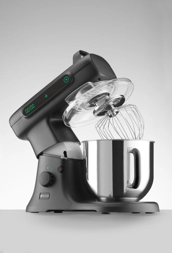 HENDI Planetenrührer Blackbolt PRO – 7 l – Schwarz – 230 V / 800 W – 470 × 263 × 413 mm