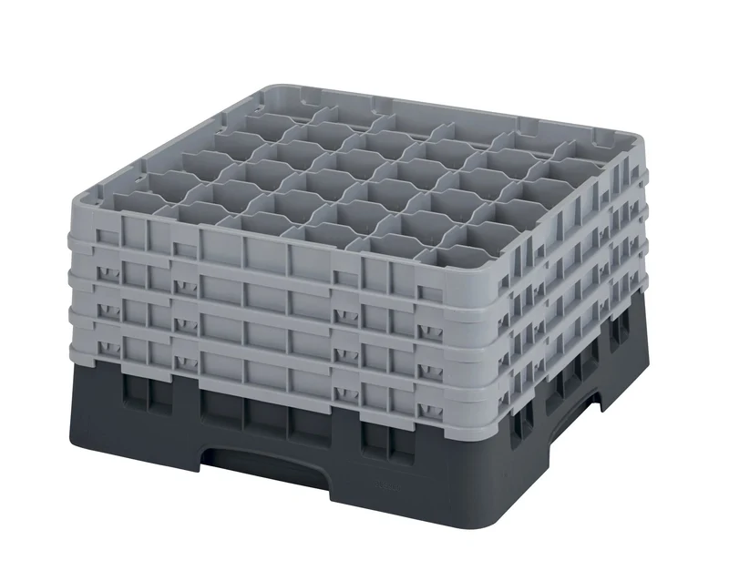 Cambro Camrack® 36-Fächer - Spülkorb mit 4 Extender 500 x 500 x 267 mm - 36S900110
