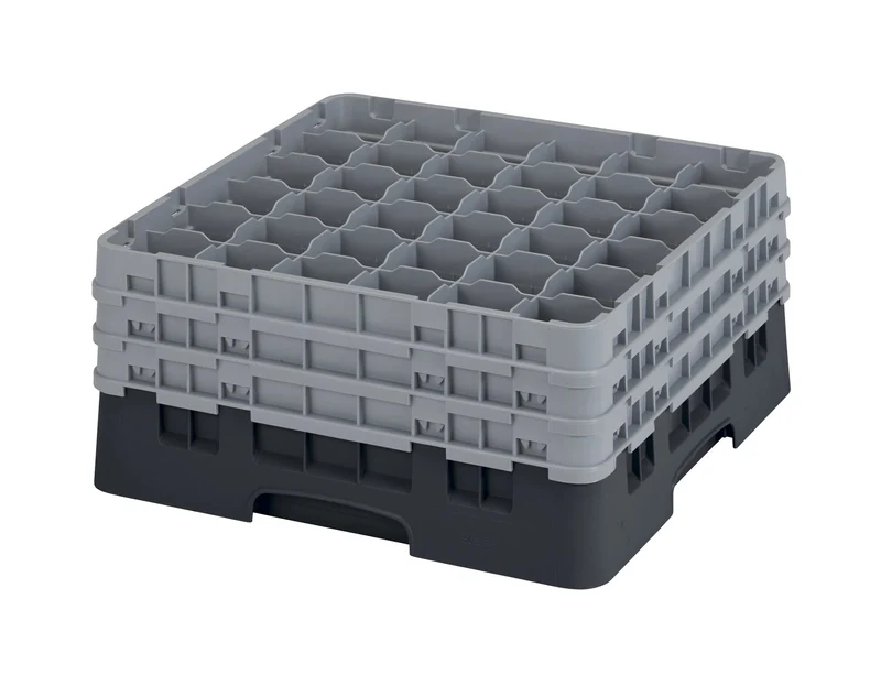 Cambro Camrack® 36-Fächer - Spülkorb mit 3 Extender 500 x 500 x 225 mm - 36S738110
