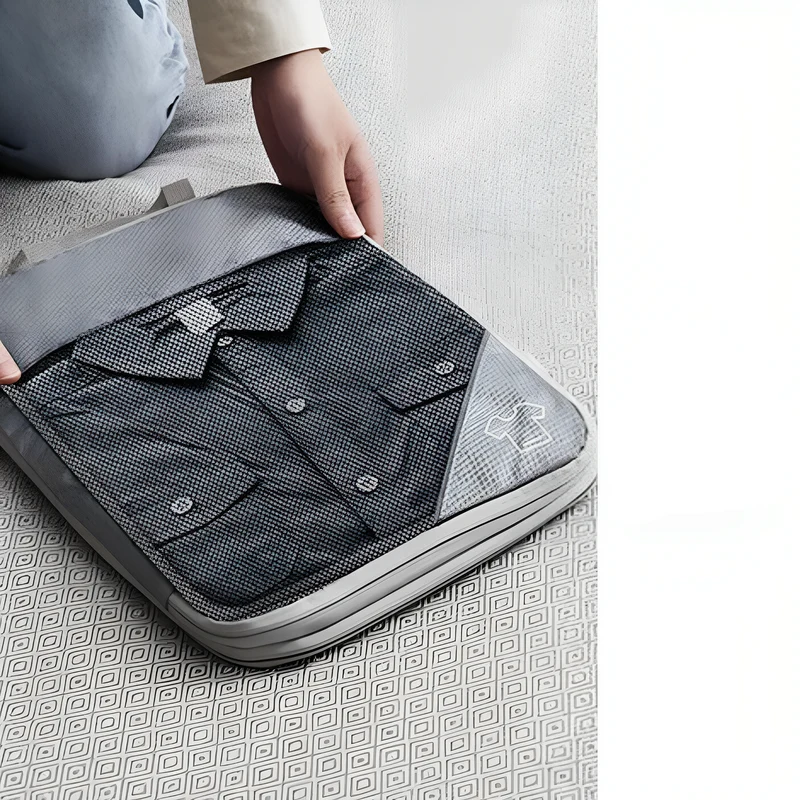 LuxuraPack Compressie Inpak Cubes | Ruimtebesparende opbergoplossingen voor georganiseerde reizen