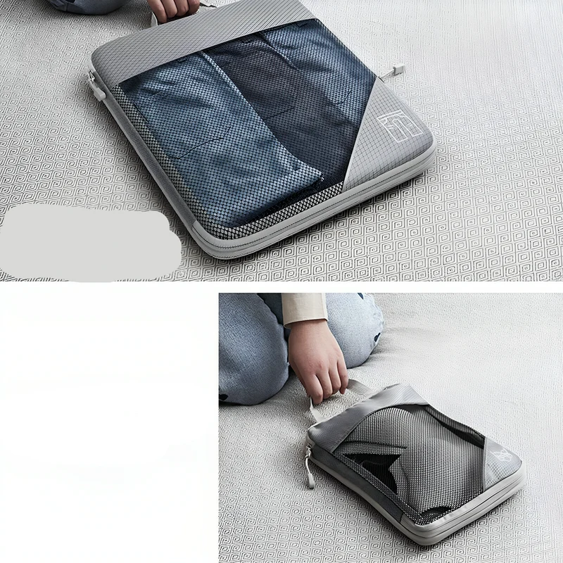 LuxuraPack Compressie Inpak Cubes | Ruimtebesparende opbergoplossingen voor georganiseerde reizen