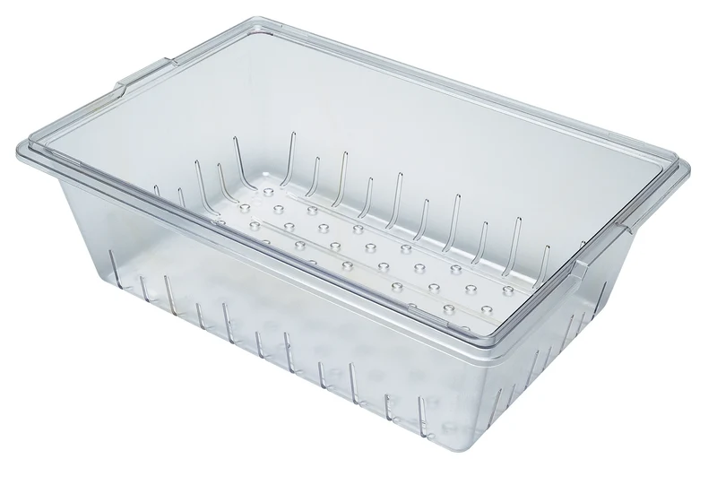 Cambro Camwear® Polycarbonat Abtropfplatten und Siebeinsätze für Vorratsbehälter 460 x 660 x 230 mm - 18268CLRCW135