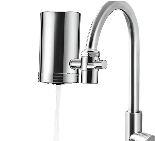 Aqualuxe | Waterfilterkraan van roestvrij staal – zonder installatie – elegant design – geavanceerde filtratie
