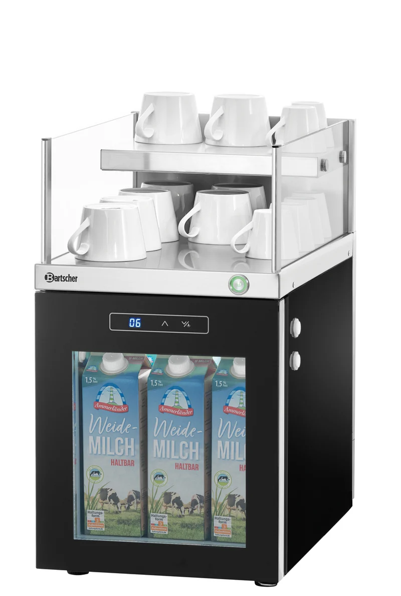 Bartscher Milchkühlschrank-Tassenwärmer-Kombi