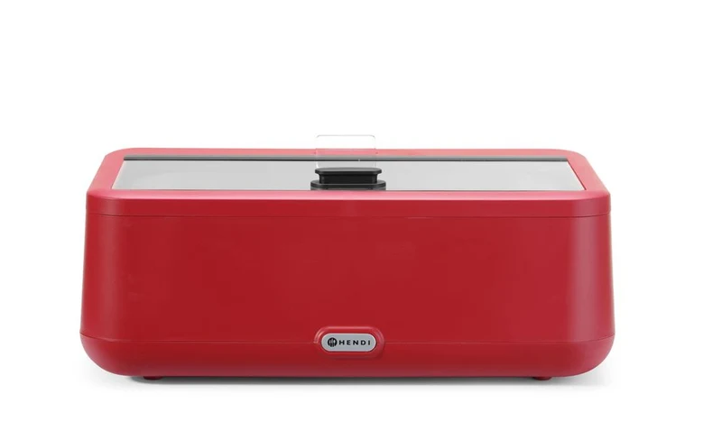 HENDI Chafing Dish UNIQ – designed by Robert Bronwasser – GN 1 / 1 – Rot – 230 V / 700 W – 607 × 402 × 245 mm