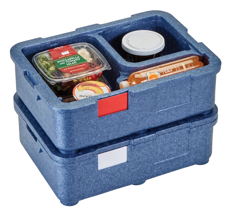 Cambro Cam GoBox® Isolierter Behälter für Mahlzeiten mit 4 Fächer - Meal Delivery Box - EPPMD4835159