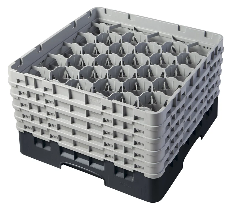 Cambro Camrack® 30-Fächer - Spülkorb mit 5 Extender 500 x 500 x 308 mm - 30S958110
