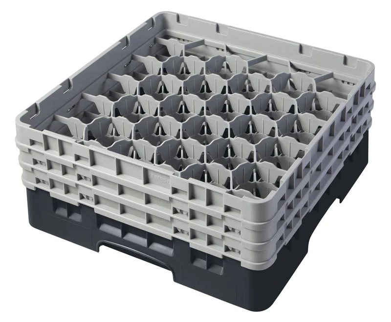 Cambro Camrack® 30-Fächer - Spülkorb mit 3 Extender 500 x 500 x 225 mm - 30S638110