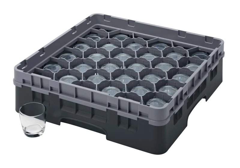 Cambro Camrack® 30-Fächer - Spülkorb mit 1 Extender 500 x 500 x 143 mm - 30S318110