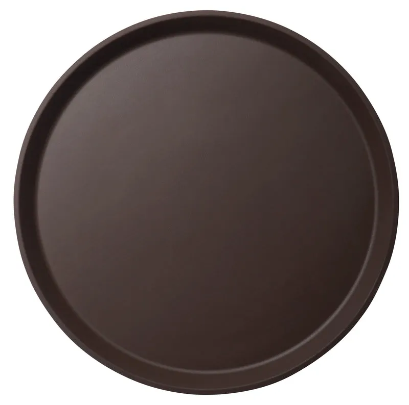 Cambro Camtread® Fiberglass Tablett mit rutschfester Gummioberfläche, rund – hohes Profil ø 35,5 cm - 1400CT138