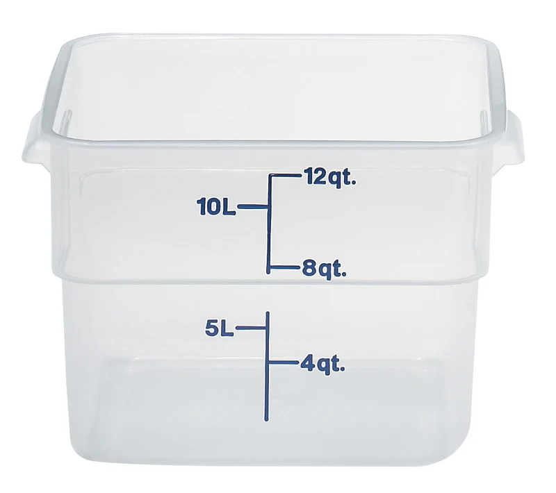Cambro CamSquare® Vorratsbehälter Polypropylene Camsquare, Quadratisch 11,4 L - 12SFSPP190