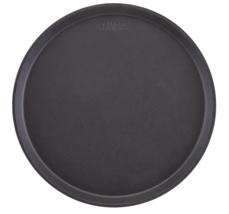 Cambro Camtread® Fiberglass Tablett mit rutschfester Gummioberfläche, rund – hohes Profil ø 28 cm - 1100CT110