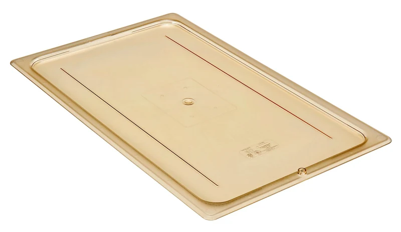 Cambro H-PAN™ Hitzebeständige Gastronorm GN-Behälter Flachdeckel GN 1/1, Bernstein - 10HPC150