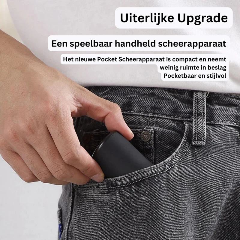 Pocket Shaver | Ideaal voor gebruik onderweg