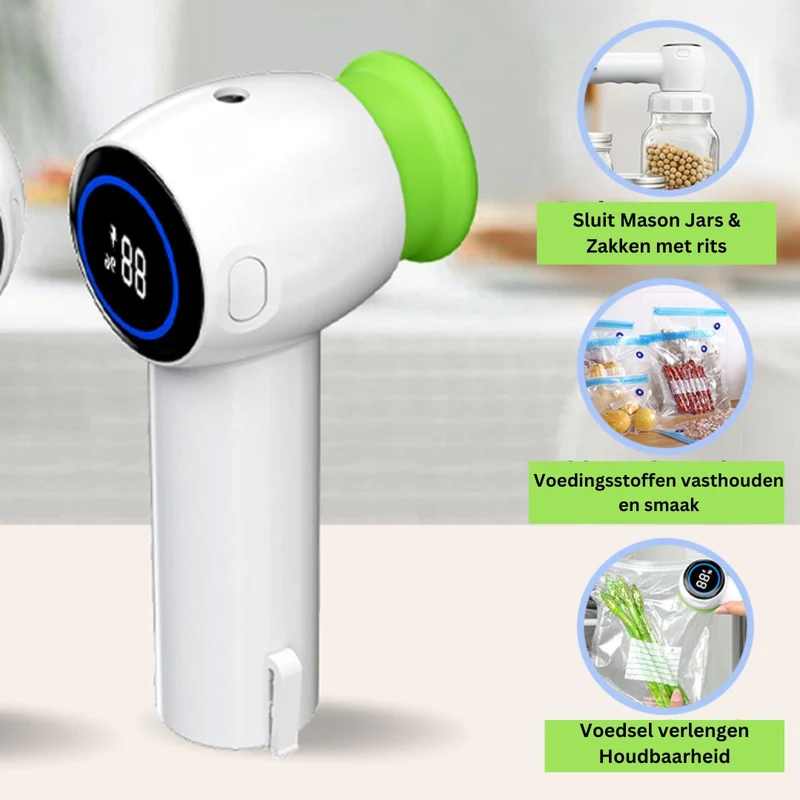 VacuSeal Elite Set | Houd het vers, sluit het goed af!