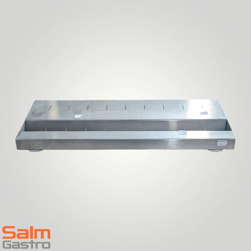 SFB Schlauchbeutelhalter CNS 590x111x200mm mit 2 Trennblechen
