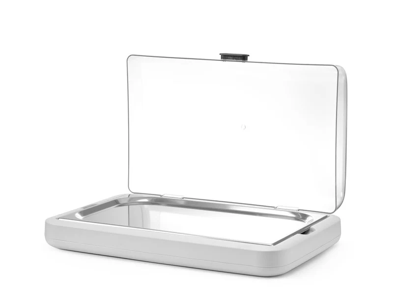 HENDI Kühldisplay UNIQ – designed by Robert Bronwasser – GN 1 / 1 – Weiß – 593 × 389 × 147 mm – Rechteckig