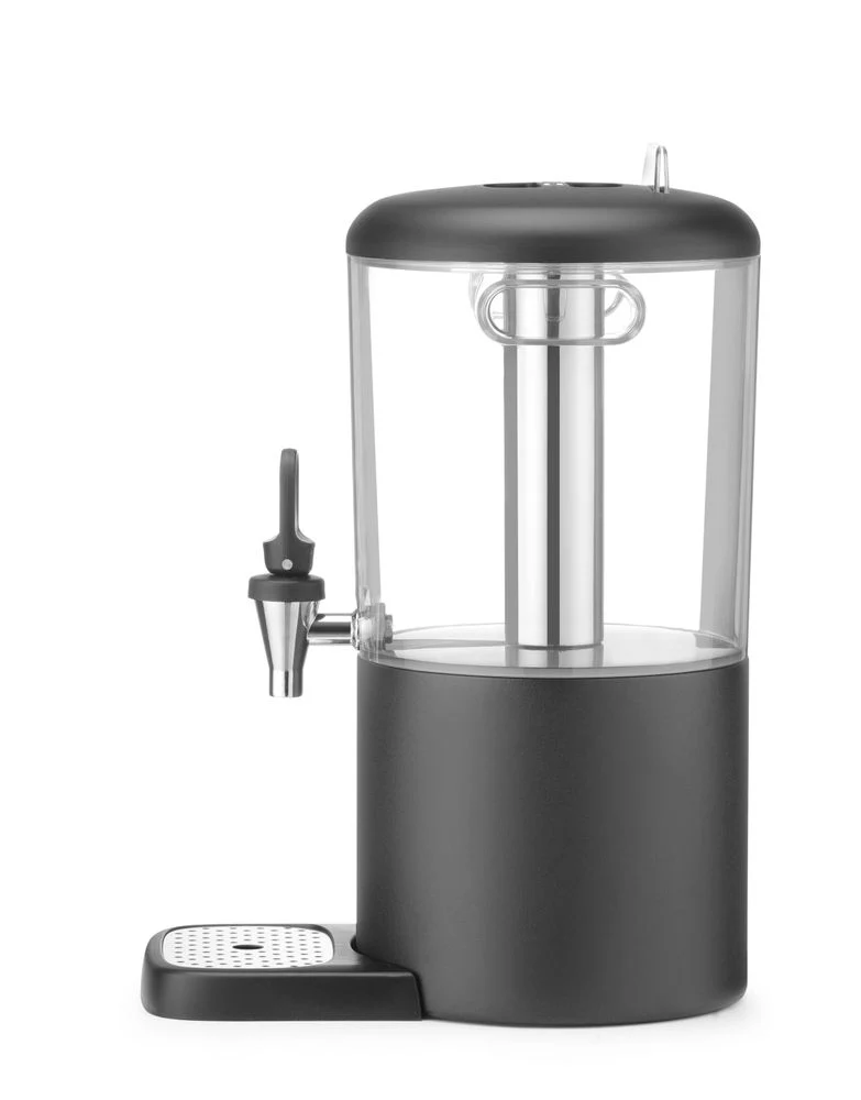HENDI Saftspender UNIQ – designed by Robert Bronwasser – 4 l – Schwarz – 315 × 211 × 431 mm