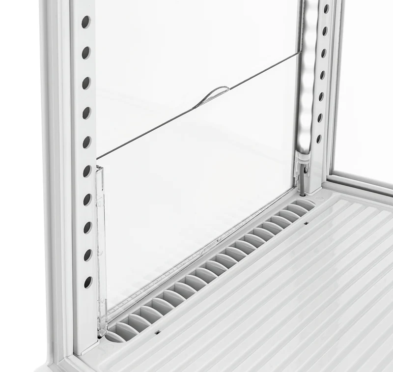 Bartscher Mini-Kühlvitrine 98L2T weiß