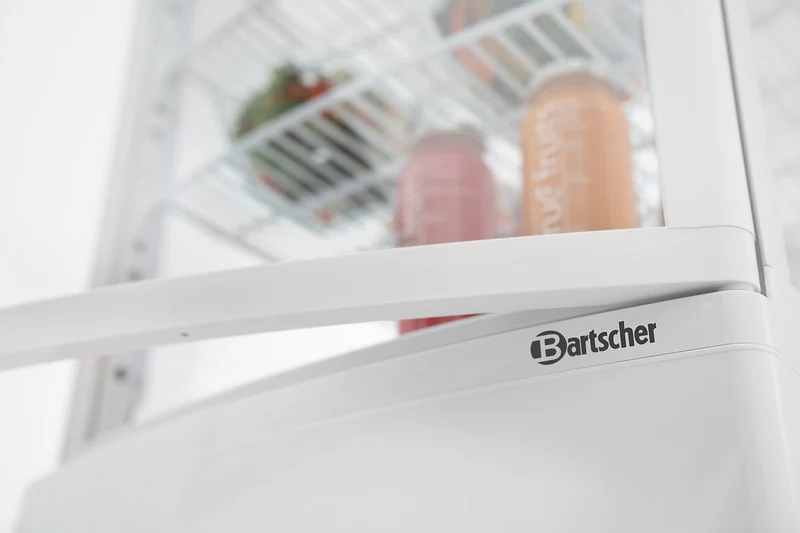 Bartscher Mini-Kühlvitrine 75L2T weiß