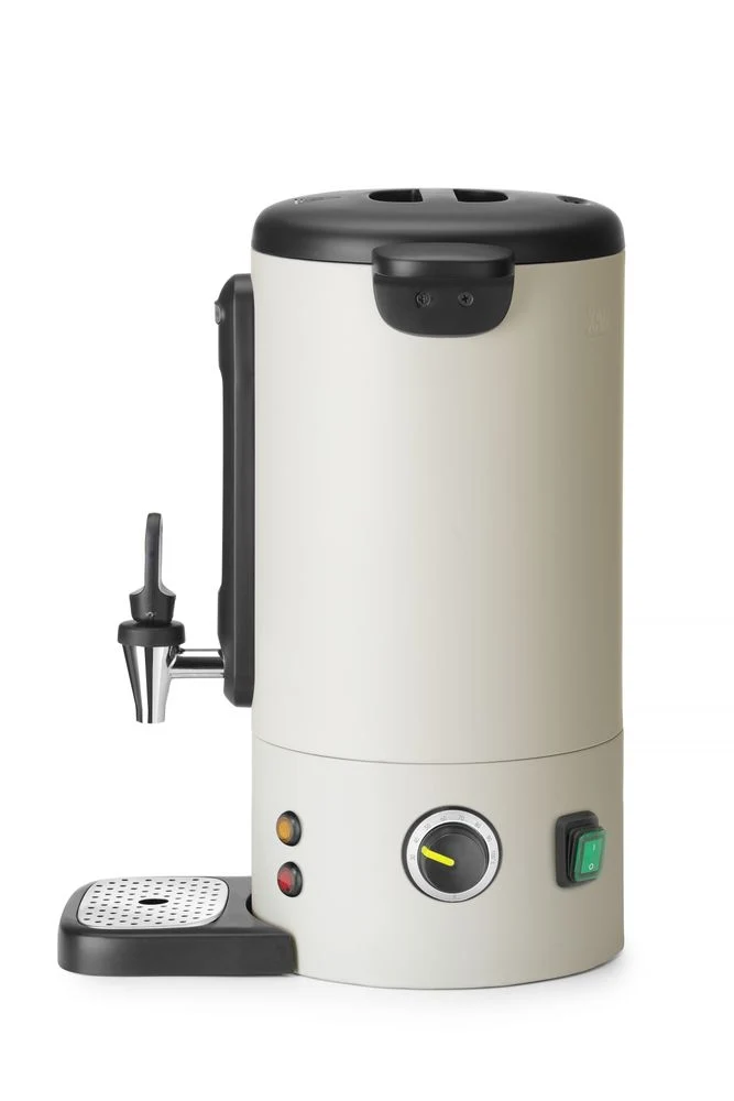 HENDI Heißgetränkespender UNIQ – designed by Robert Bronwasser – 9 l – Creme – 230 V / 950 W – 307 × 330 × 450 mm