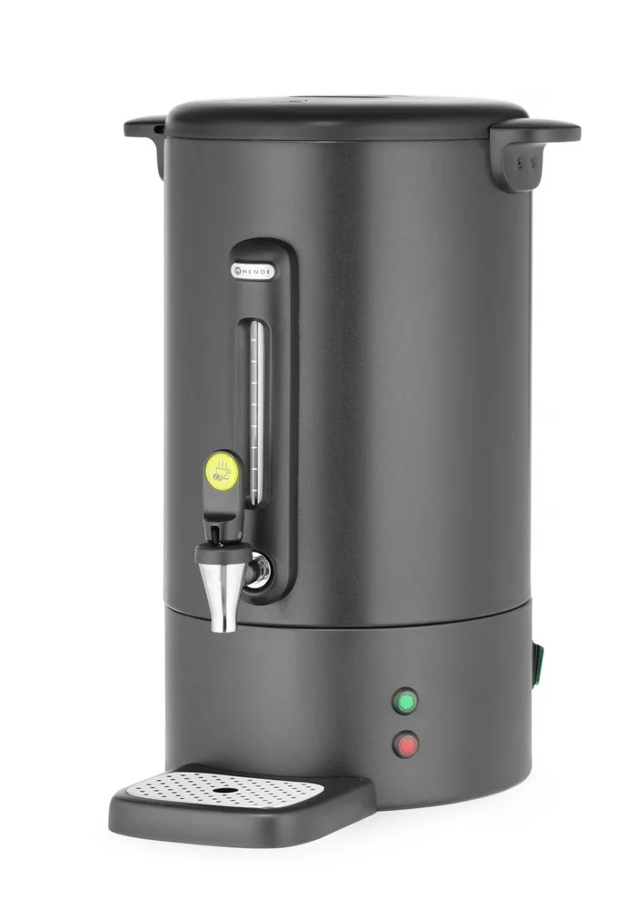 HENDI Perkolator UNIQ – designed by Robert Bronwasser – 14 l – Schwarz – 230 V / 1750 W – 357 × 380 × 502 mm
