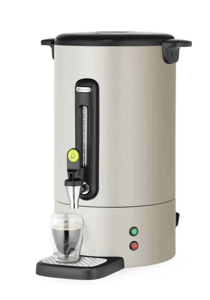 HENDI Perkolator UNIQ – designed by Robert Bronwasser – 14 l – Creme – 230 V / 1750 W – 357 × 380 × 502 mm