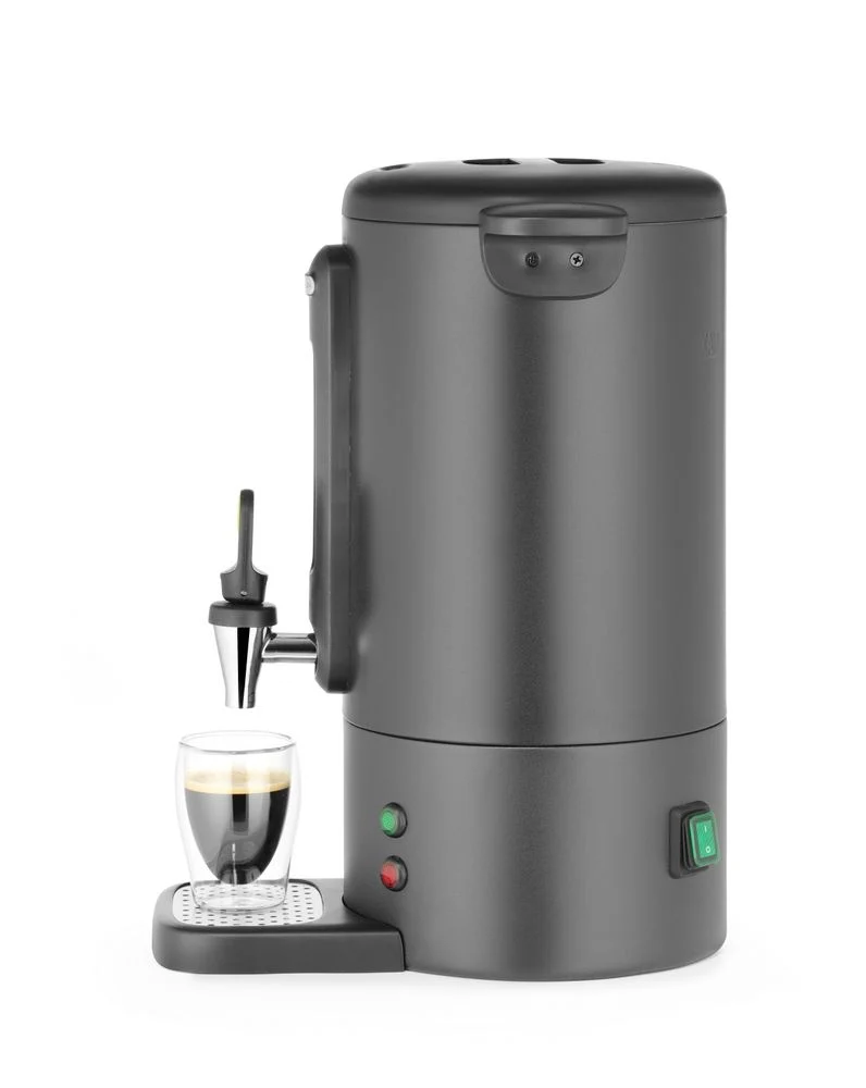HENDI Perkolator UNIQ – designed by Robert Bronwasser – 7 l – Schwarz – 230 V / 1050 W – 307 × 330 × 450 mm