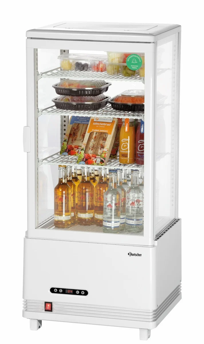 Bartscher Mini-Kühlvitrine 78L-WE/L