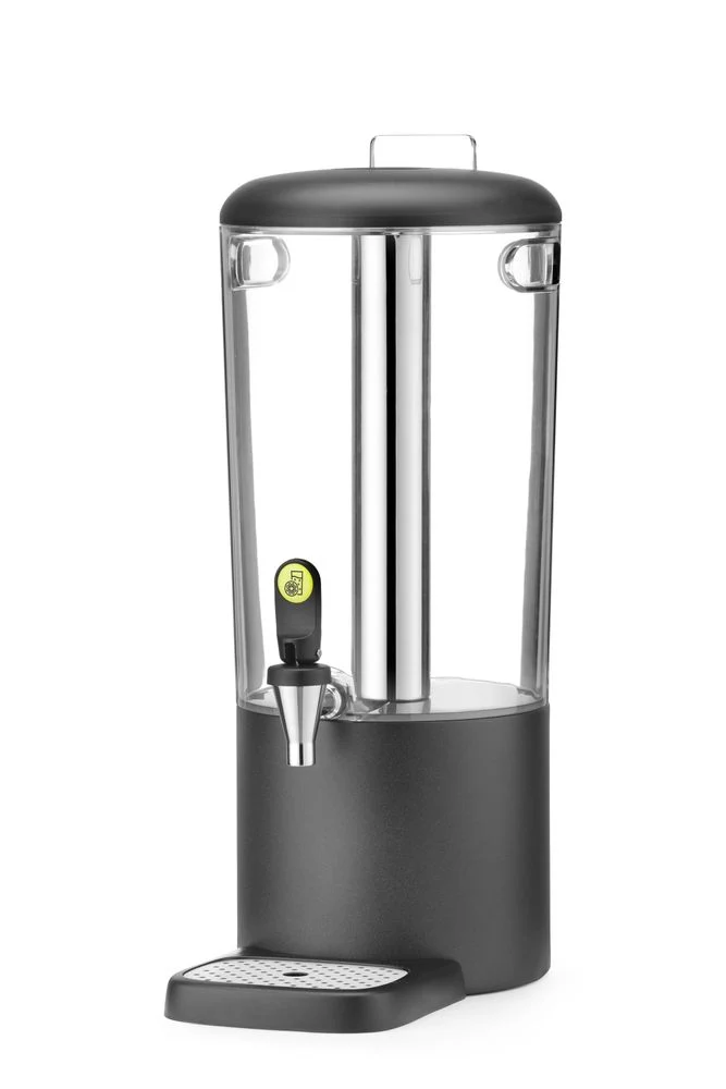 HENDI Saftspender UNIQ – designed by Robert Bronwasser – 8 l – Schwarz – 318 × 216 × 532 mm