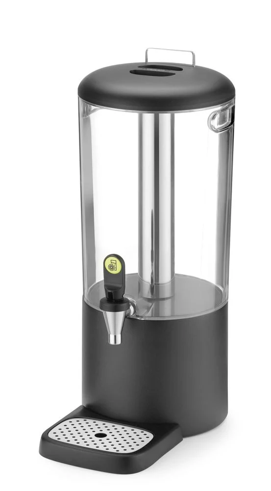 HENDI Saftspender UNIQ – designed by Robert Bronwasser – 8 l – Schwarz – 318 × 216 × 532 mm