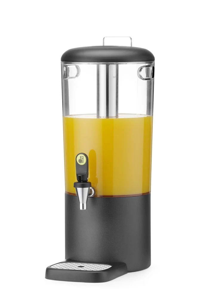 HENDI Saftspender UNIQ – designed by Robert Bronwasser – 8 l – Schwarz – 318 × 216 × 532 mm