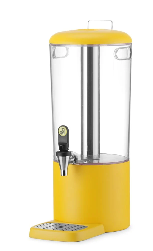 HENDI Saftspender UNIQ – designed by Robert Bronwasser – 8 l – Gelb – 318 × 216 × 532 mm