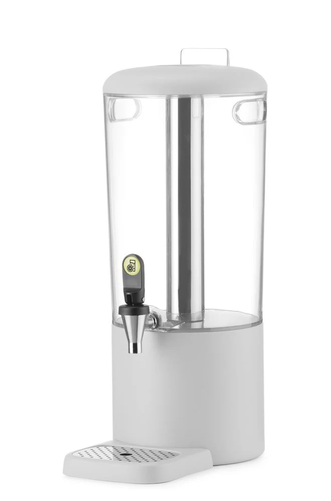HENDI Saftspender UNIQ – designed by Robert Bronwasser – 8 l – Weiß – 318 × 216 × 532 mm