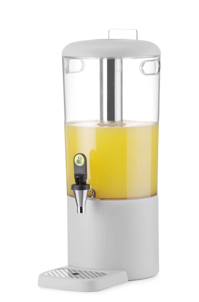 HENDI Saftspender UNIQ – designed by Robert Bronwasser – 8 l – Weiß – 318 × 216 × 532 mm