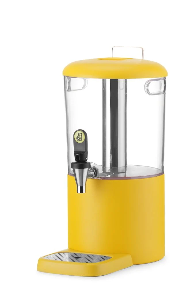 HENDI Saftspender UNIQ – designed by Robert Bronwasser – 4 l – Gelb – 315 × 211 × 431 mm