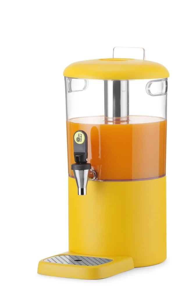 HENDI Saftspender UNIQ – designed by Robert Bronwasser – 4 l – Gelb – 315 × 211 × 431 mm