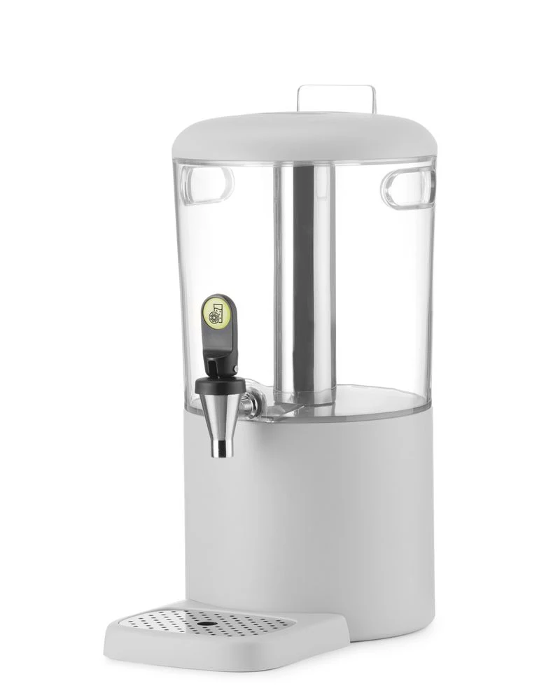 HENDI Saftspender UNIQ – designed by Robert Bronwasser – 4 l – Weiß – 315 × 211 × 431 mm
