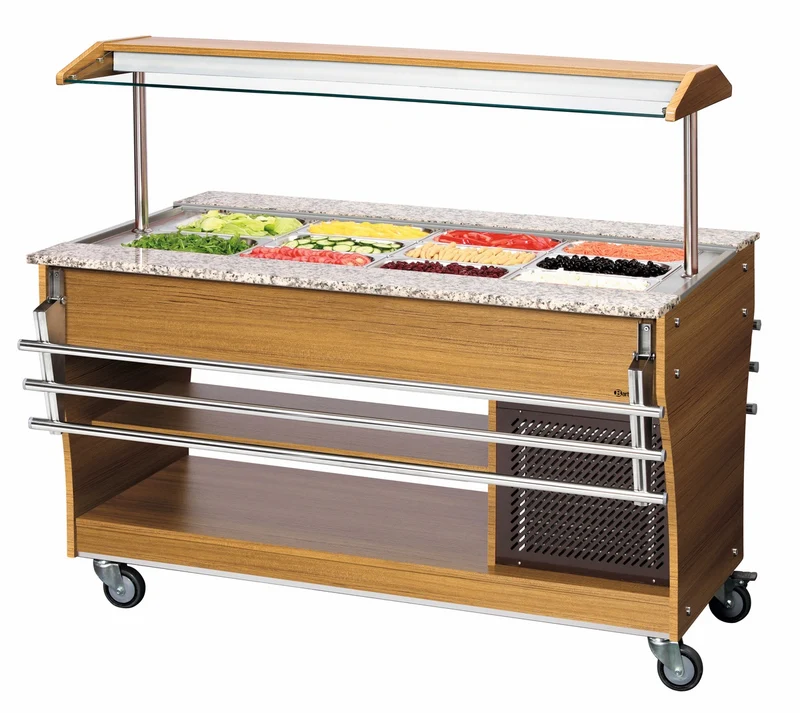 Bartscher Buffetwagen, kalt, 4x 1/1 GN