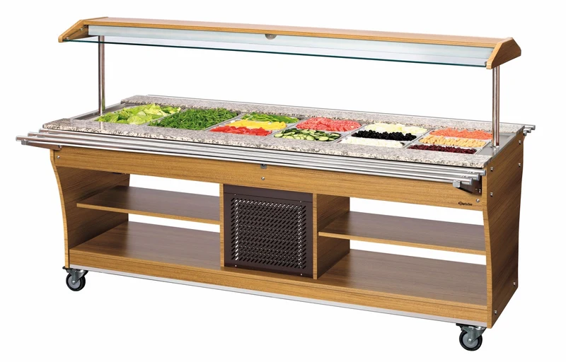Bartscher Buffetwagen, kalt, 6x 1/1 GN