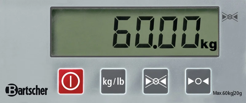 Bartscher Digitalwaage, 60kg, 20g