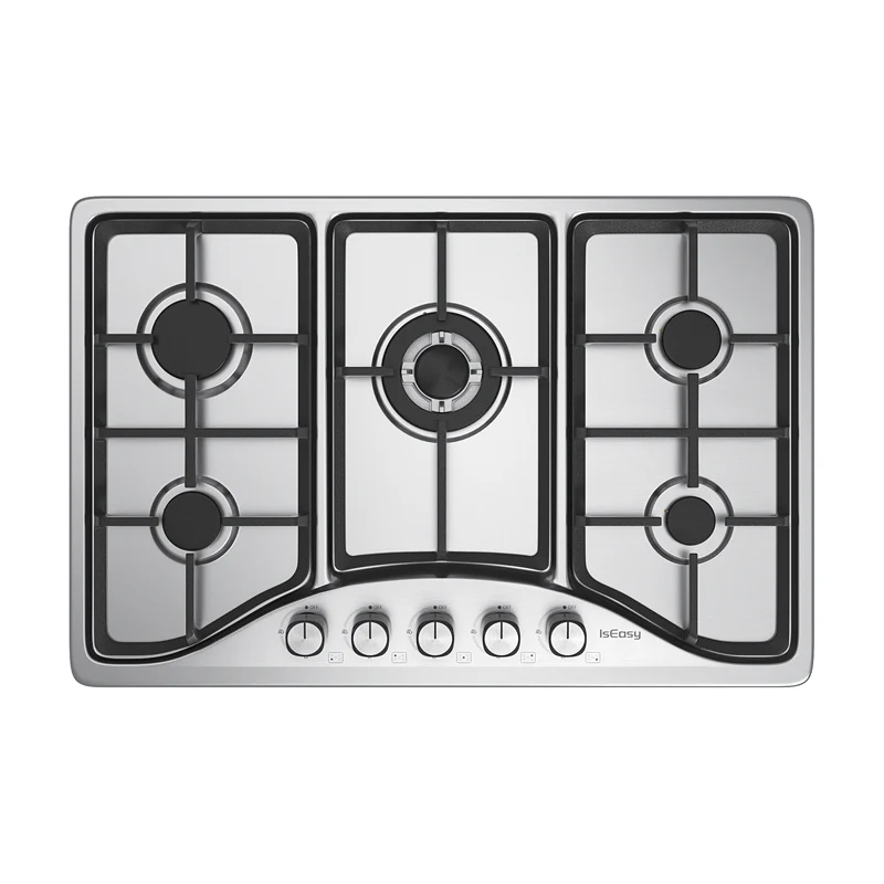 IsEasy MGBS-765 stainless steel gas cooktop