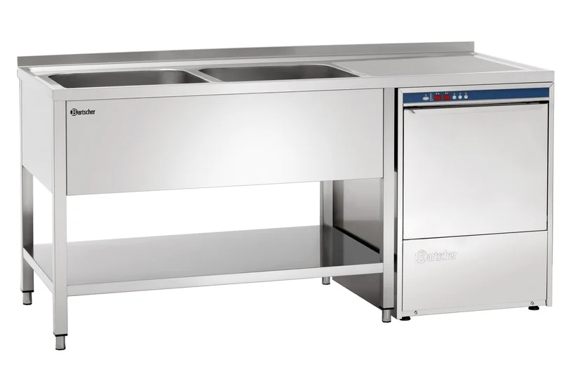 Bartscher Spülcenter 700, B1600 2 Becken LI
