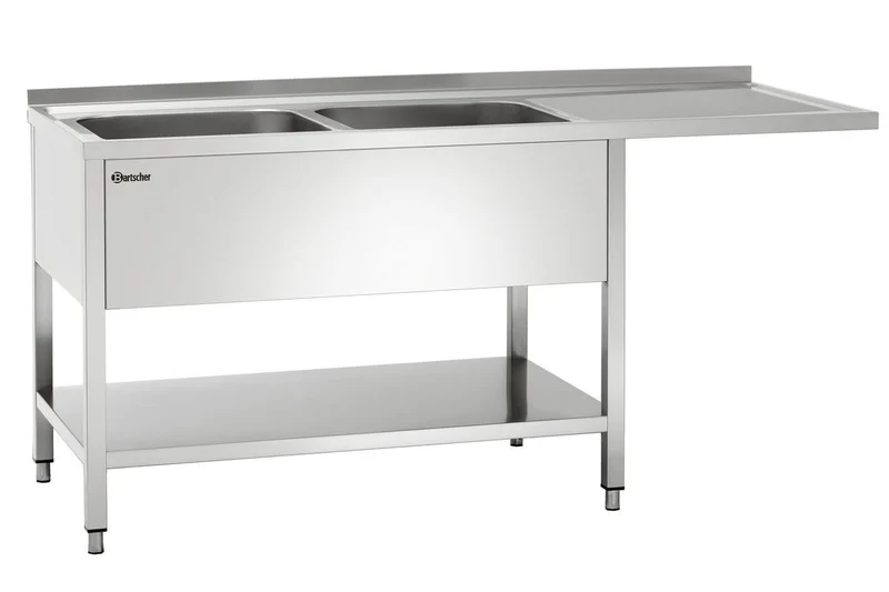 Bartscher Spülcenter 700, B1800 2 Becken LI